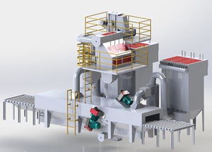 抛丸機(jī)廠(chǎng)家 大(dà)理(lǐ)石抛丸機(jī)表面毛化清理(lǐ),石材表面打毛噴砂處理(lǐ)方案 抛丸機(jī)價格