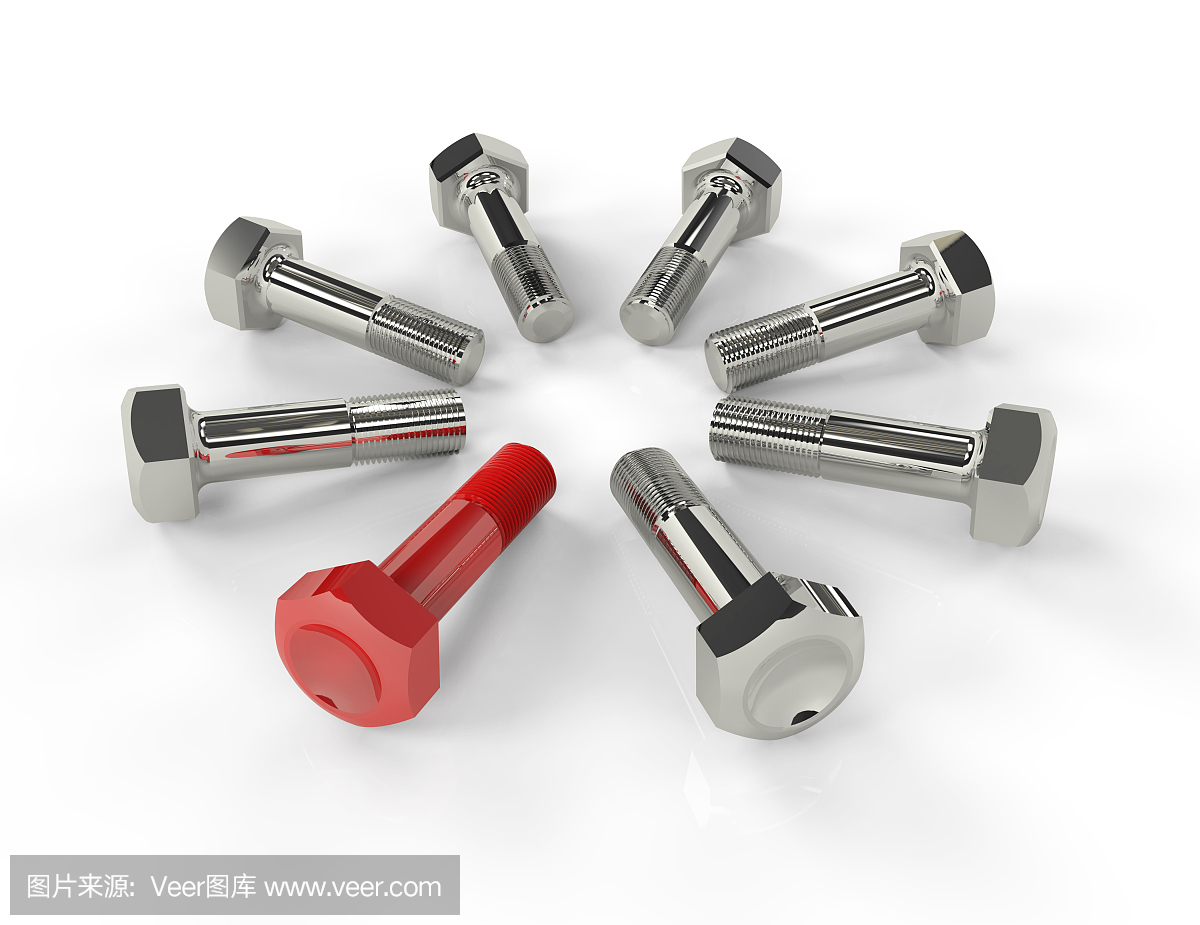 金屬螺栓三維